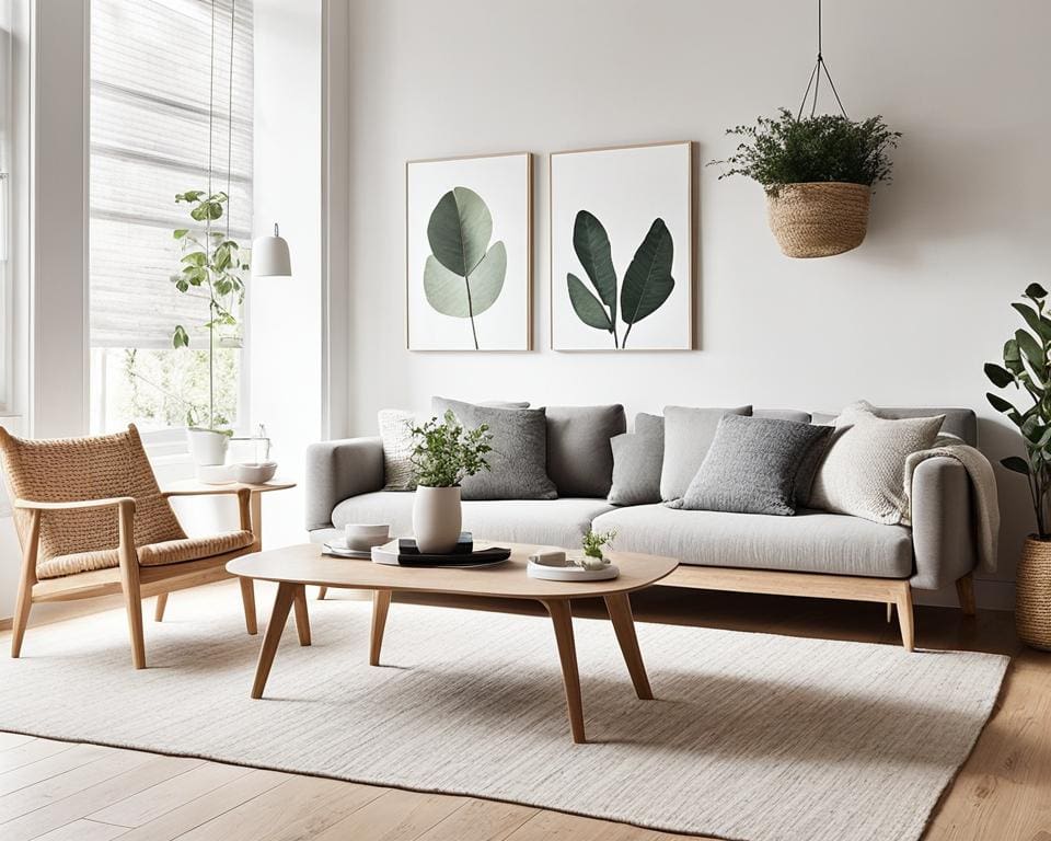 Scandinavisch design in de woonkamer