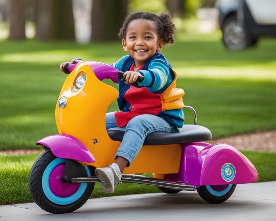 Scootmobiel voor kind met beperking