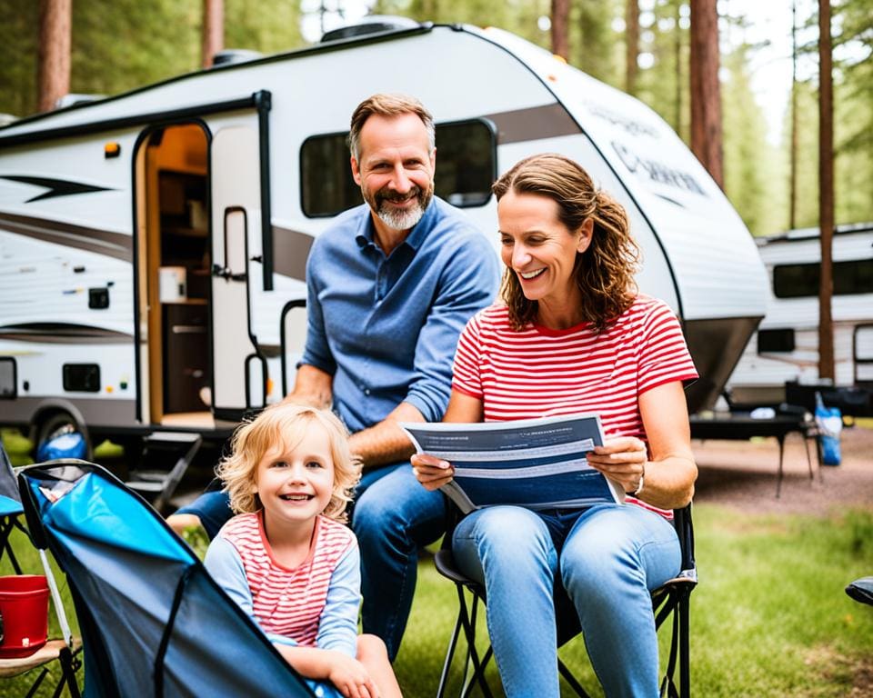 Permanente bewoning camping