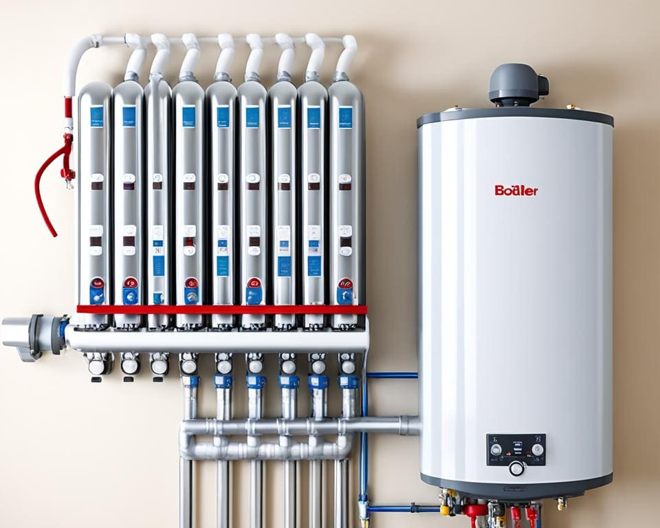 boiler in de keuken installeren