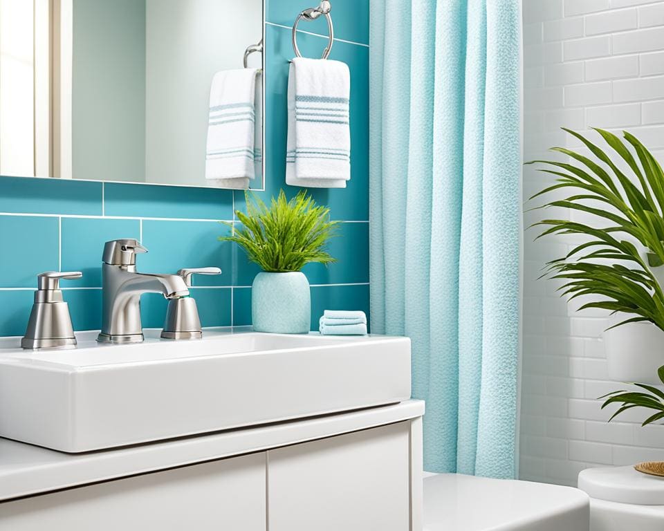 frisse badkamer en toilet