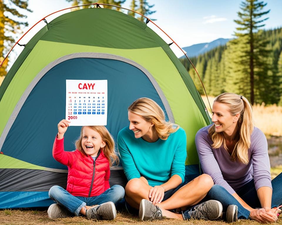 hoe lang mag je op een camping wonen