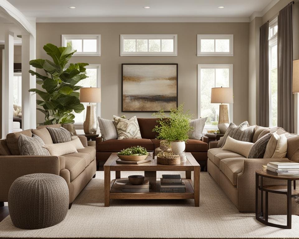 indeling grote woonkamer