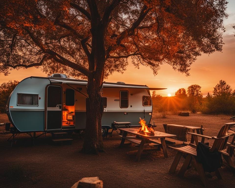 langdurig kamperen op een camping