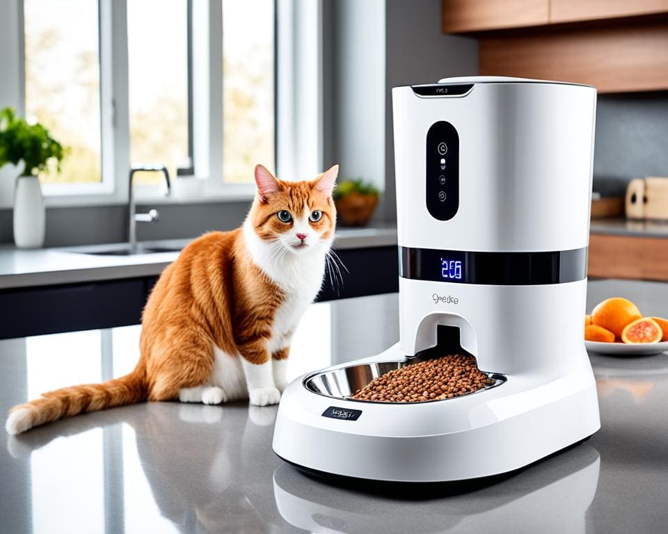 Automatische voerbak voor huisdieren