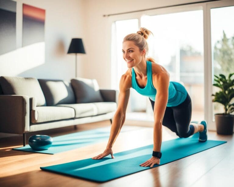 Hoe blijf je fit met thuisoefeningen?