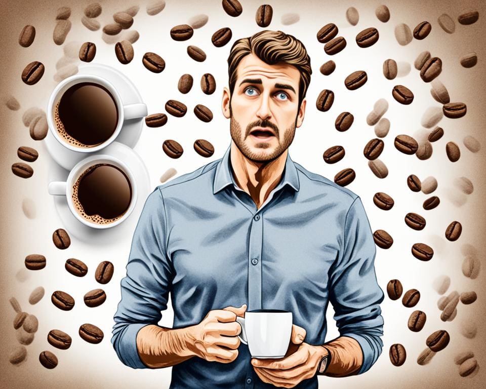 risico's van te veel koffie drinken