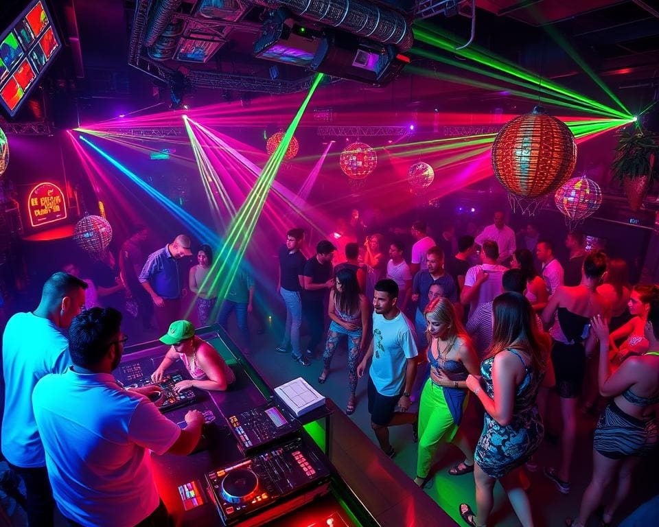 Discotheeknacht met internationale DJ's