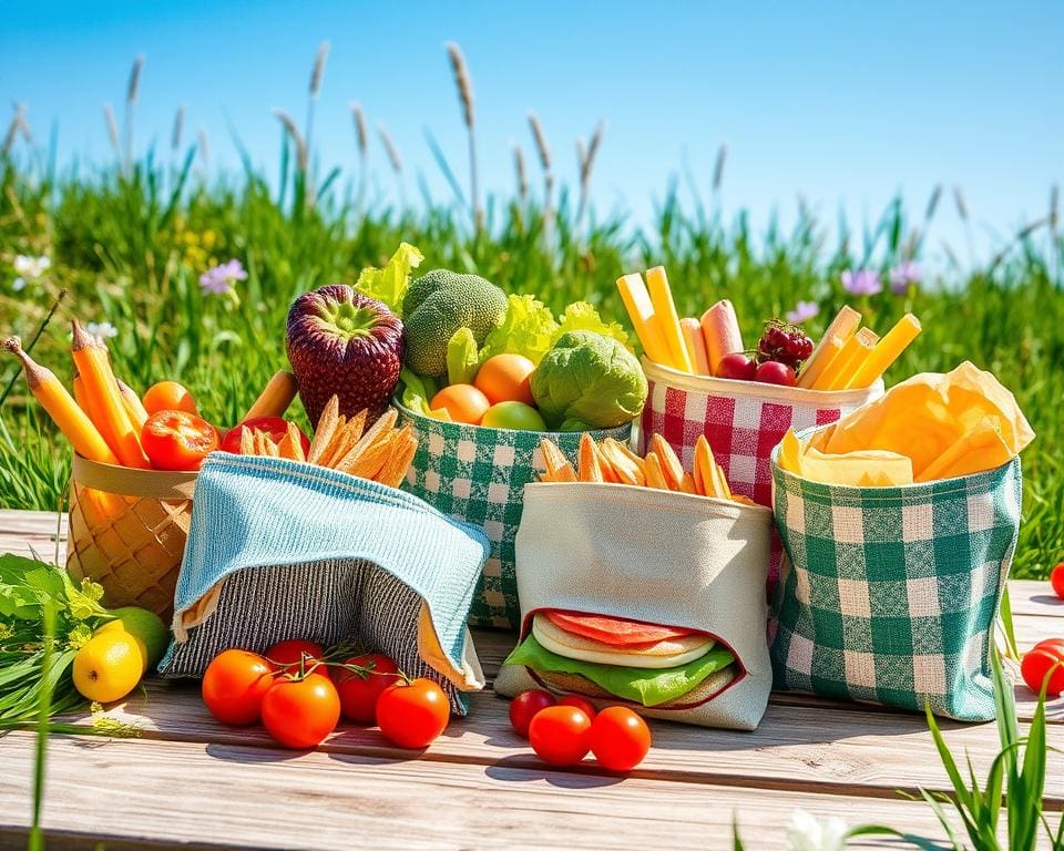 Herbruikbare boterhamzakjes voor een afvalvrije lunch