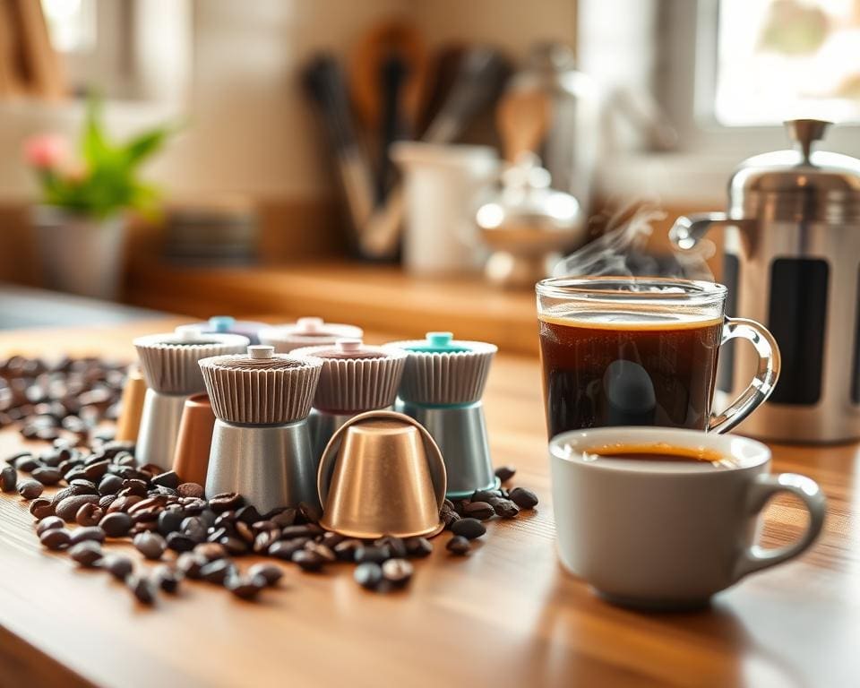 Herbruikbare koffiecapsules voor dagelijks gebruik