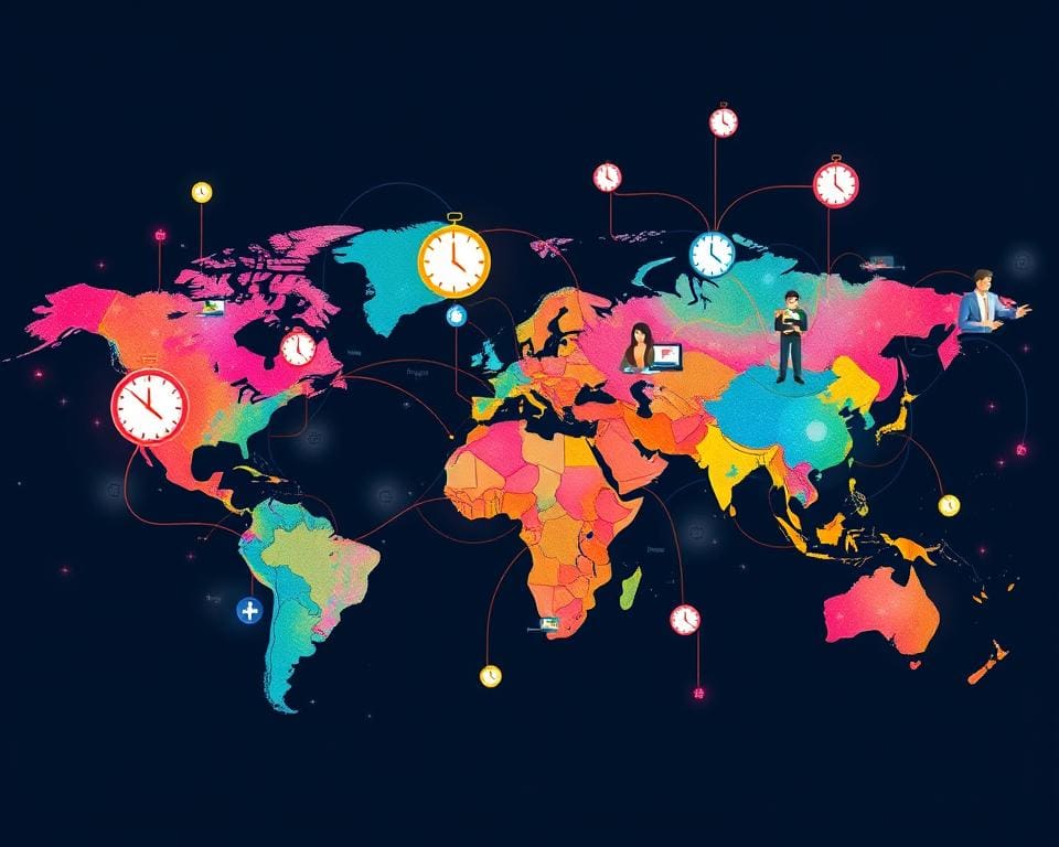 Hoe je effectief kunt samenwerken met teams in verschillende tijdzones
