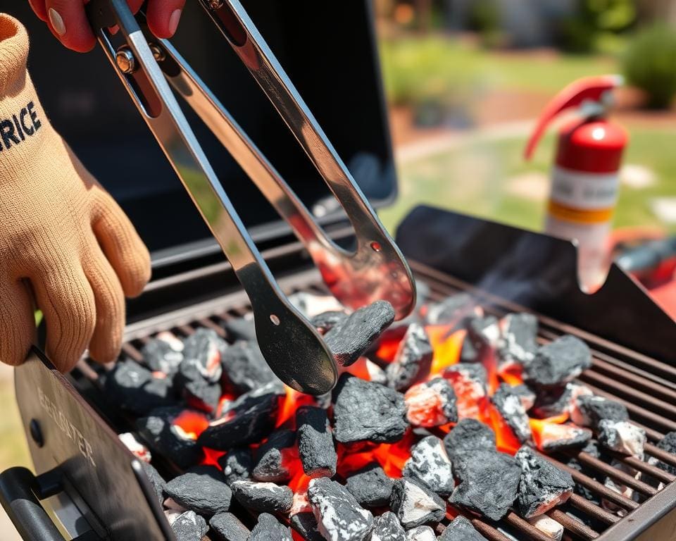 Kooltang: Veilig omgaan met houtskool tijdens het barbecueën