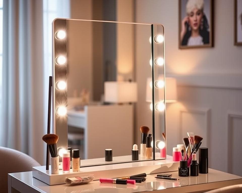 Make-up spiegel met verlichting: Voor perfecte precisie