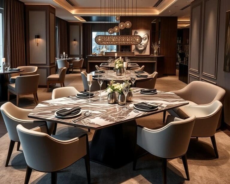 Moderne eetkamertafels die luxe en comfort bieden