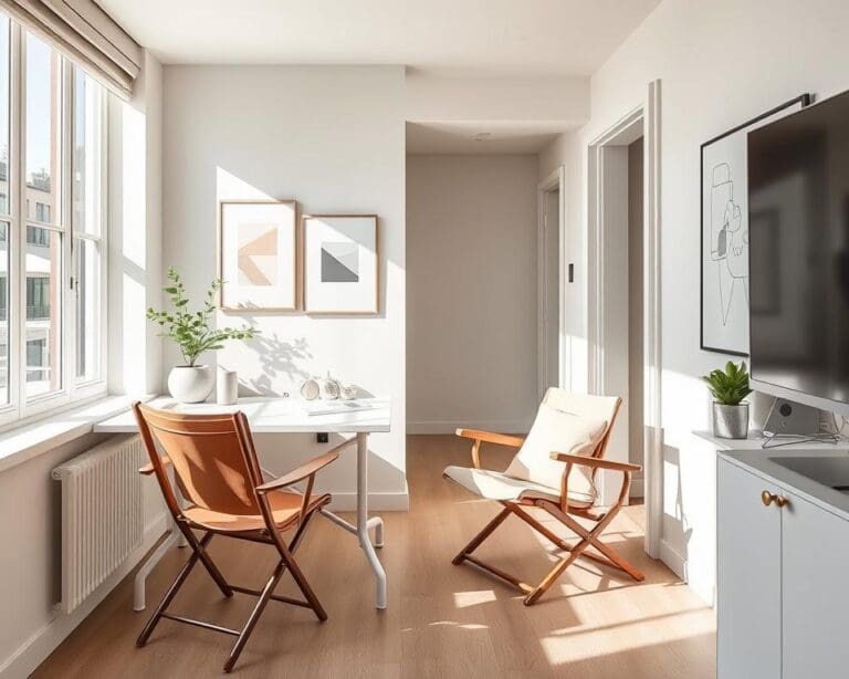 Opklapbare stoelen voor compact wonen en werken