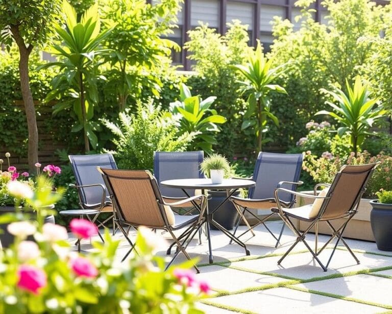 Opklapbare stoelen voor flexibel buitengebruik
