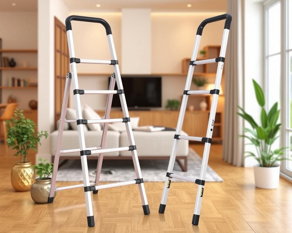 Opvouwbare ladders voor flexibel thuisgebruik