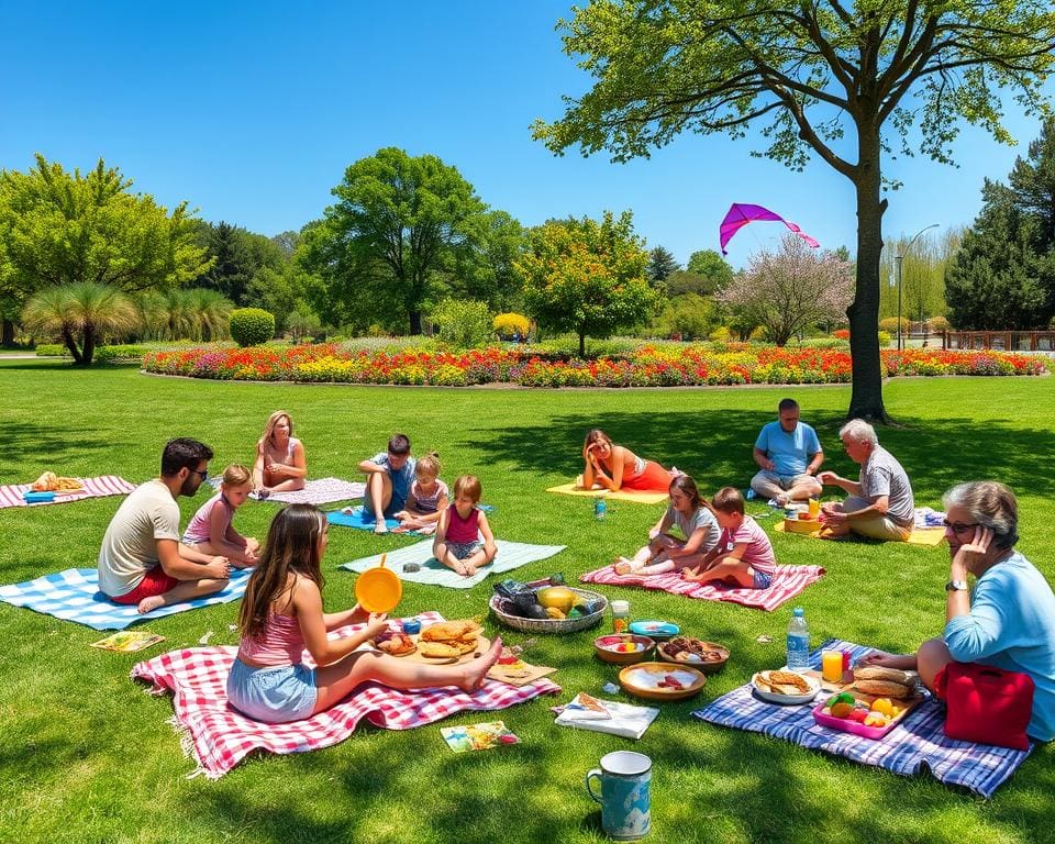 Parkdag met spelletjes, activiteiten en heerlijke picknicks