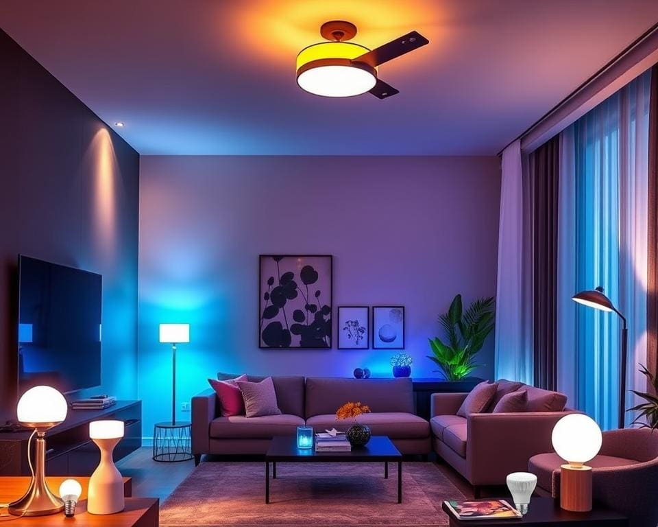 banen beschikbaar in smart home verlichting met stemassistent compatibiliteit