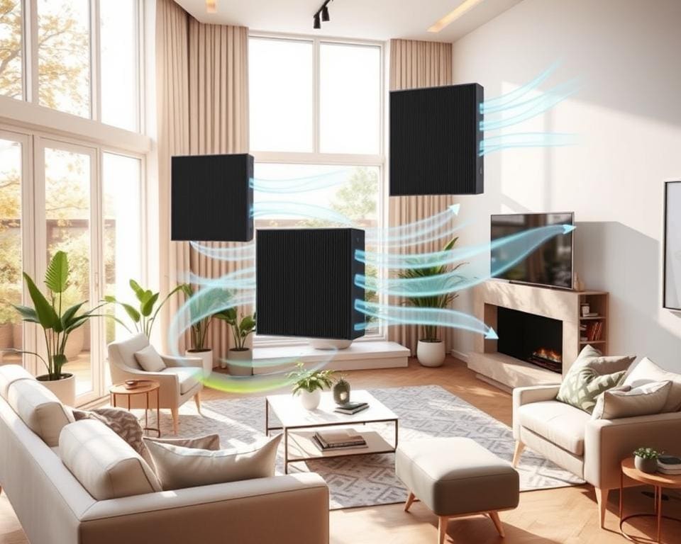 slimme technologie luchtfilters voor woning gezondheid