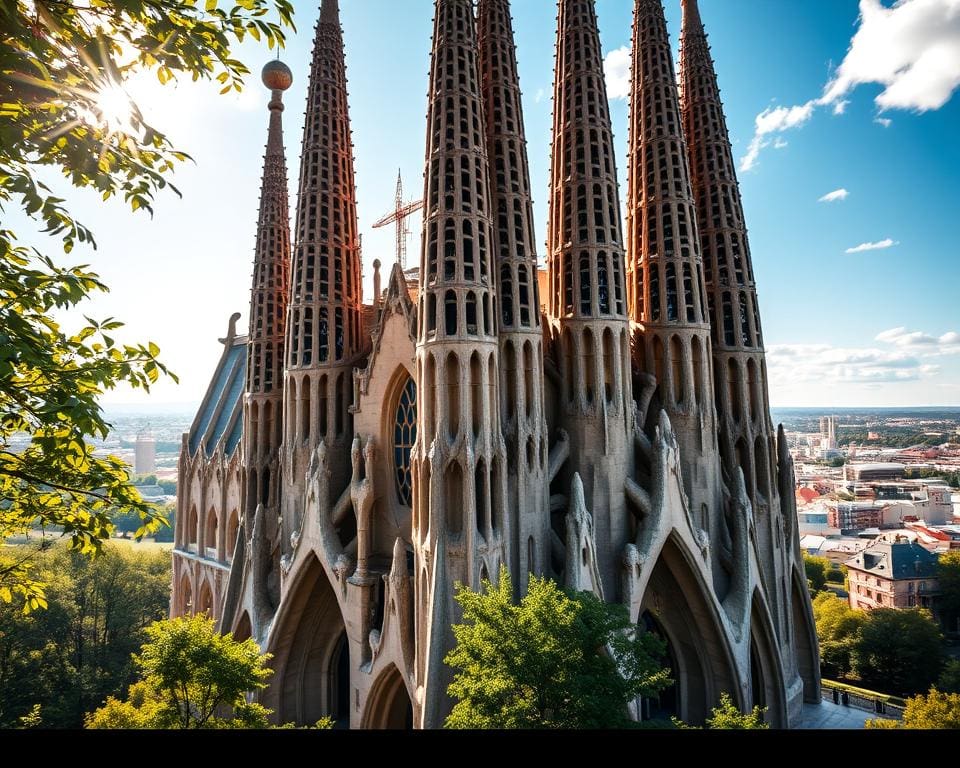 Antonio Gaudi - La Sagrada Familia in organische architectuur