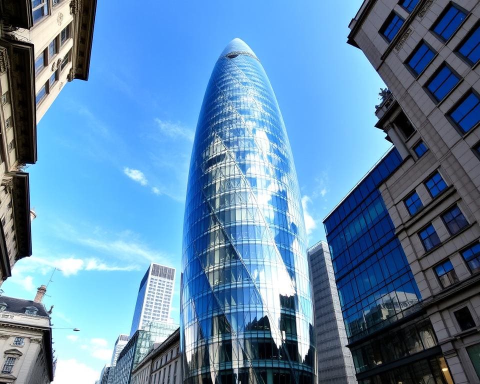 Gherkin in Londense architectuur