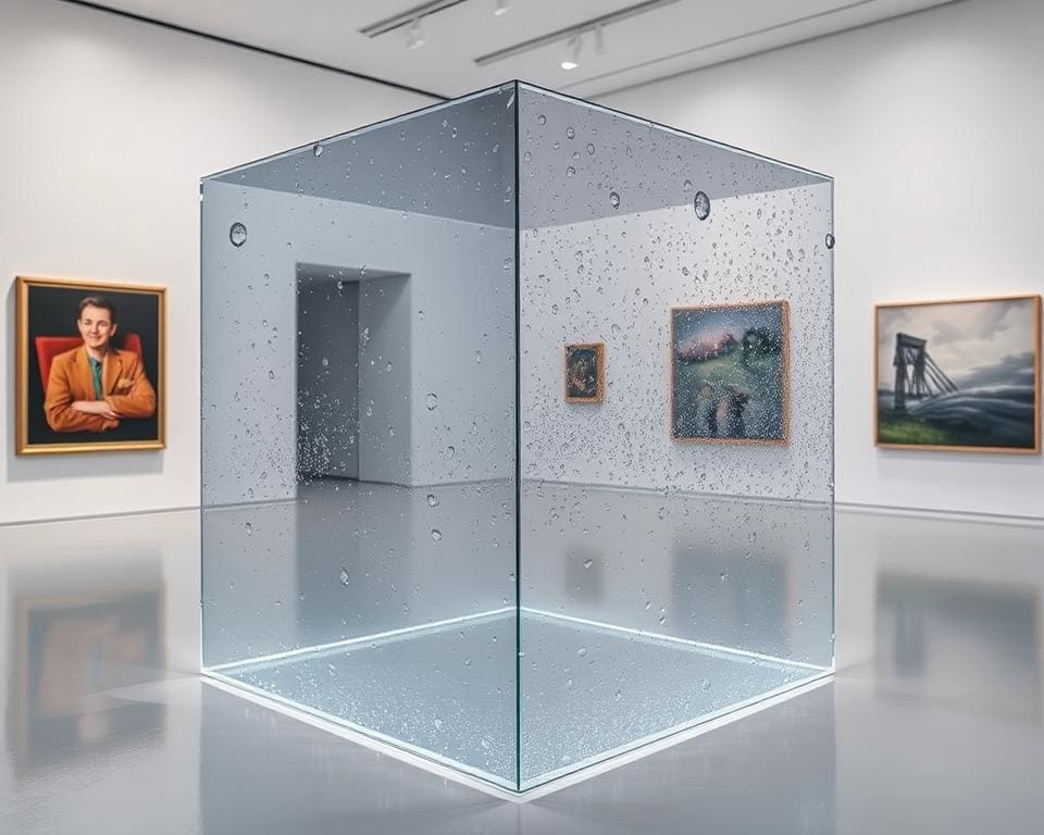 Hans Haacke - Condensation Cube in kinetische kunst