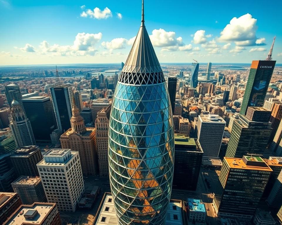 Norman Foster - Gherkin in Londense architectuur