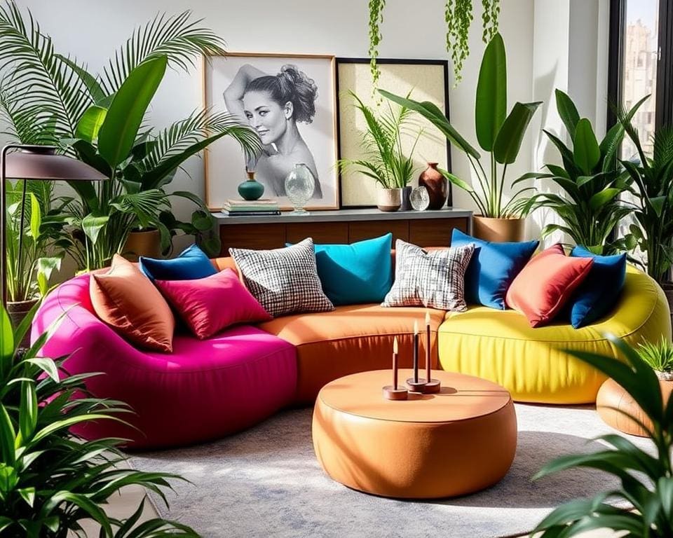 Paola Lenti - Float Sofa in kleurrijk meubeldesign