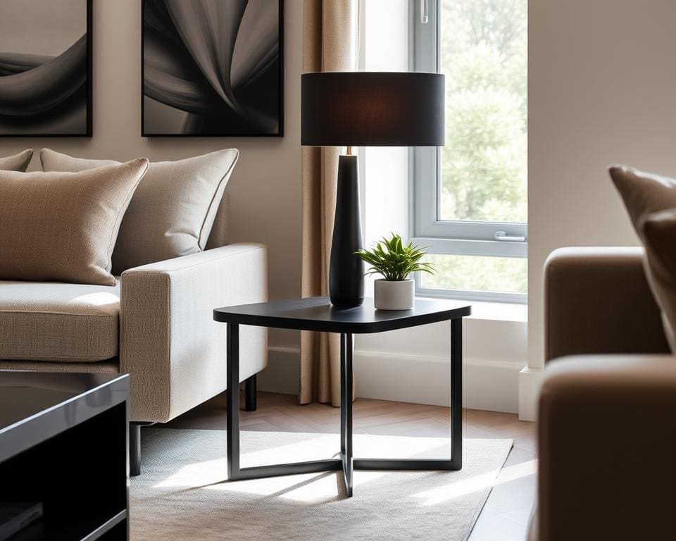 Sidetable zwart: een modern accent voor elke kamer