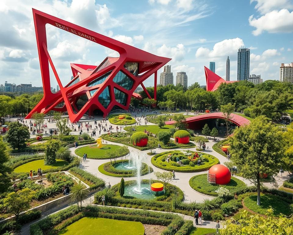 architectuurhistorie Parc de la Villette