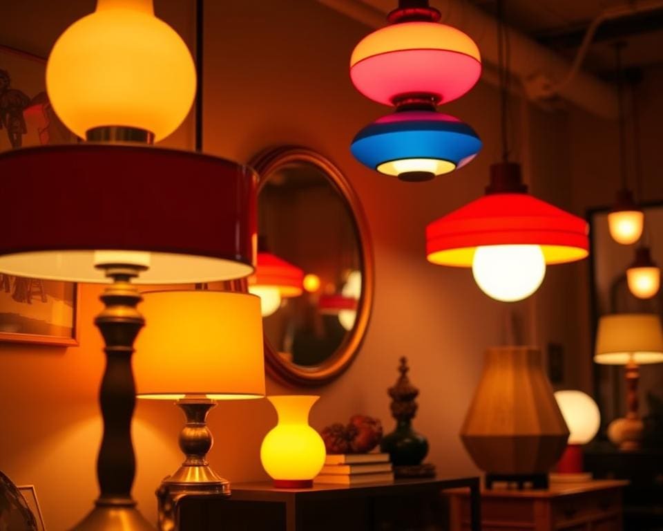 Jaren '70 lampen voor een trendy retro look