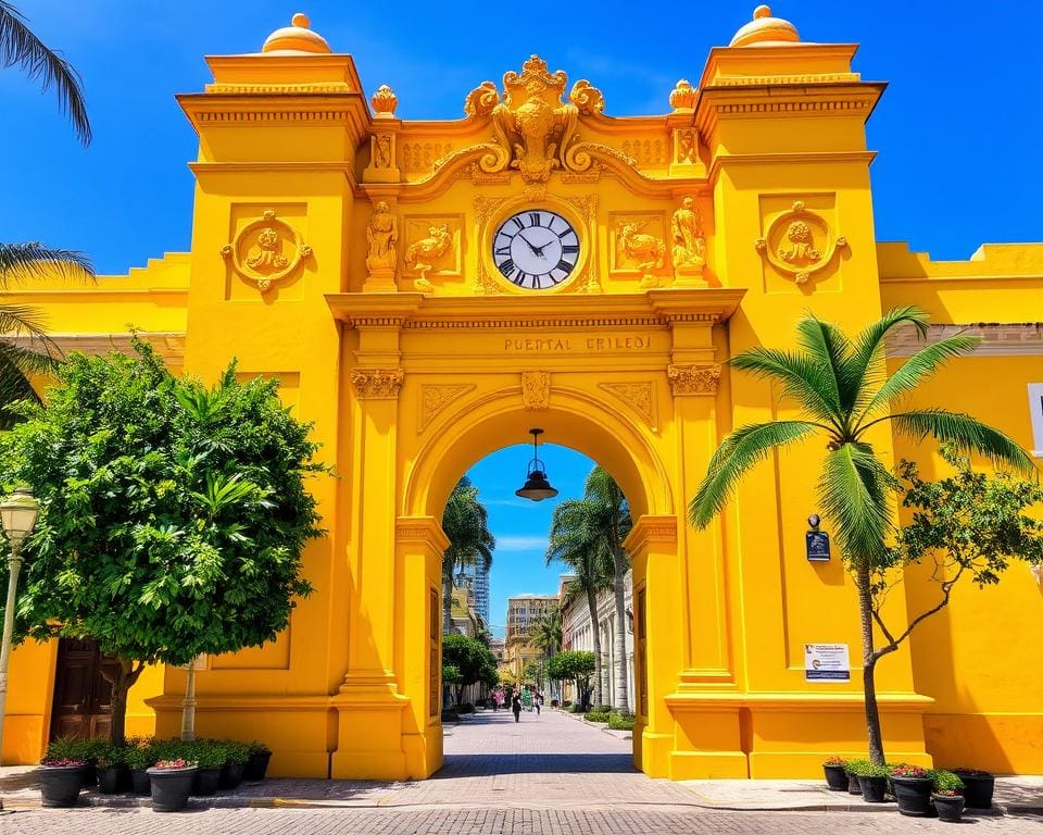 Puerta del Reloj, iconische bezienswaardigheden Cartagena