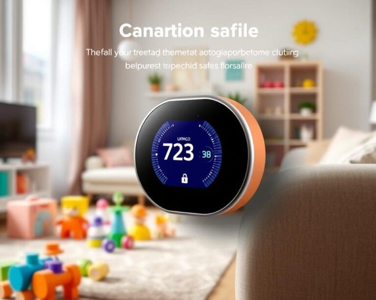 Slimme thermostaten met kindveilige instellingen