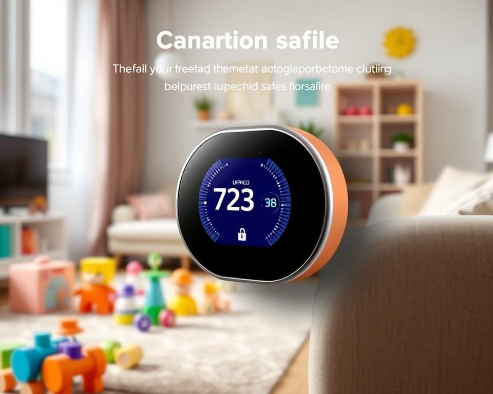 Slimme thermostaten met kindveilige instellingen