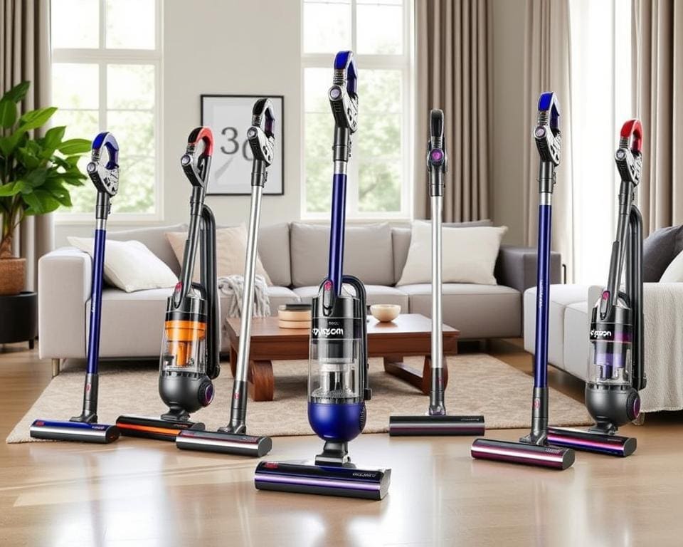 verschillende modellen van Dyson