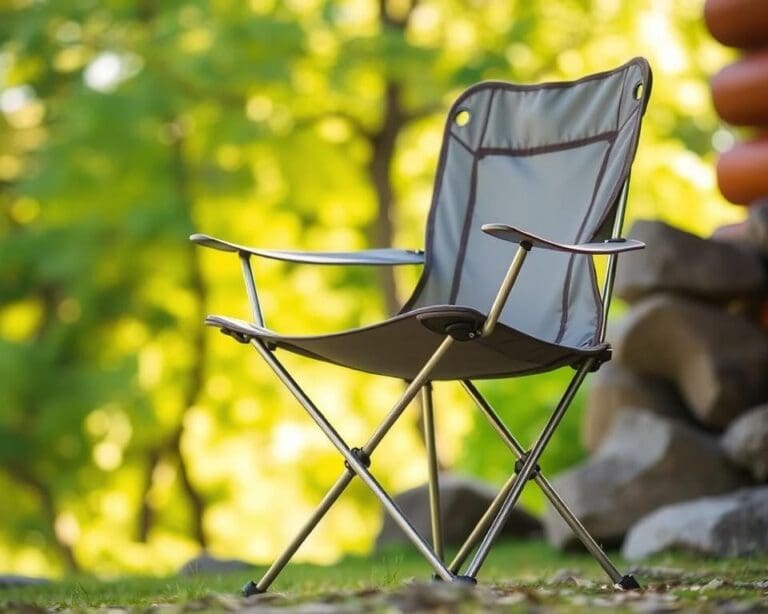 Is een inklapbare campingstoel praktisch?