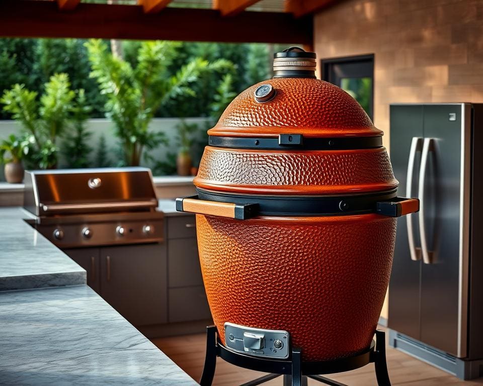 De kracht van een keramische kamado barbecue van Big Green Egg