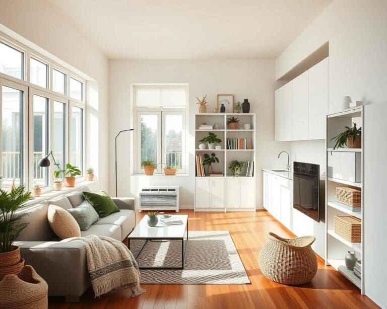 Hoe richt je een kleine woning ruim en licht in?