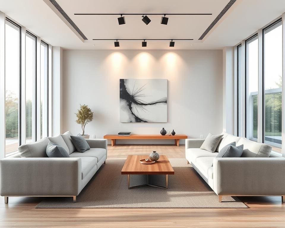 Wat is een slimme indeling voor een lange woonkamer?