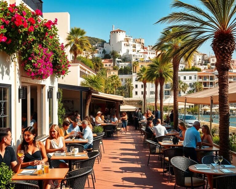 Wat zijn trendy eetgelegenheden in Marbella?