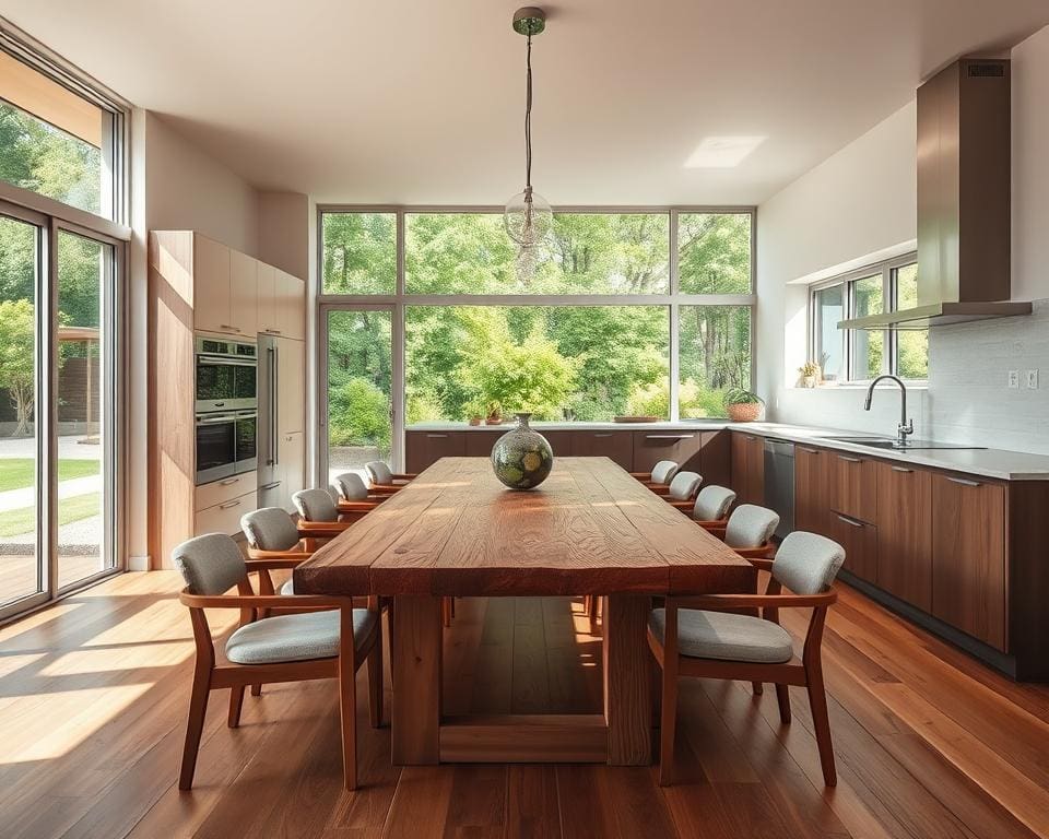 Welke eettafel kies je voor een open keuken?