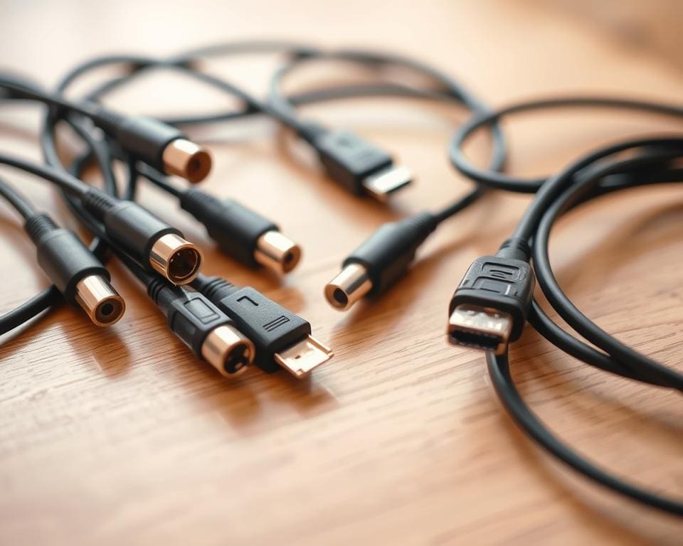 coax kabels en HDMI voor audiotransmissie