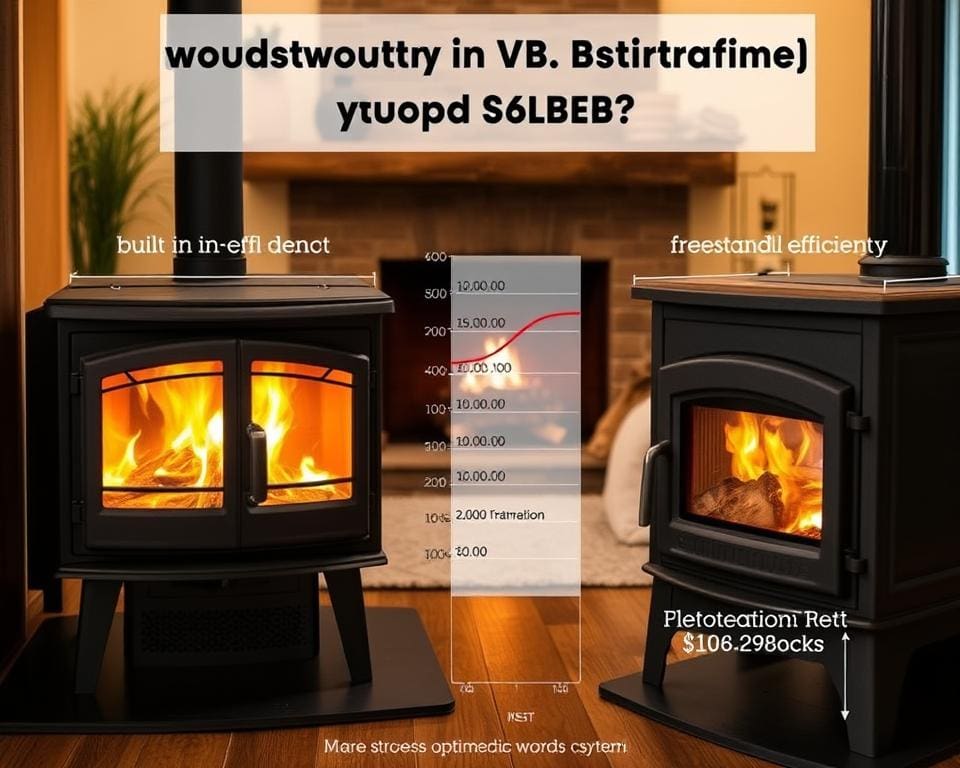 vergelijking rendement en warmteproductie houtkachels
