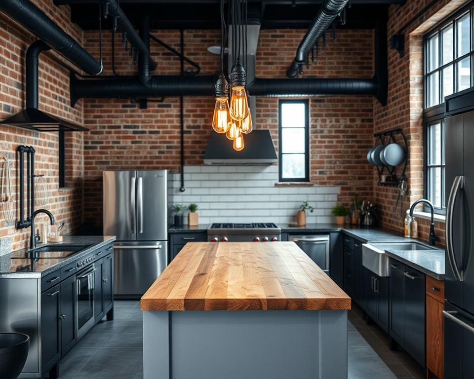 Hoe breng je een industriële vibe in de keuken?