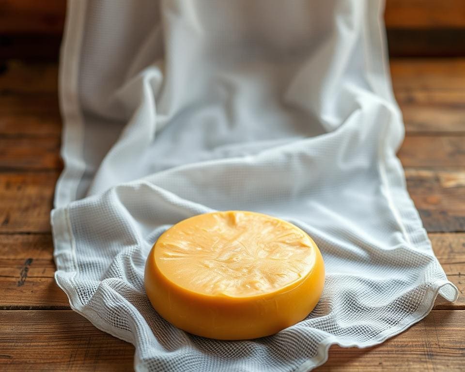Hoe gebruik je kaasdoek bij het kaasmaken?