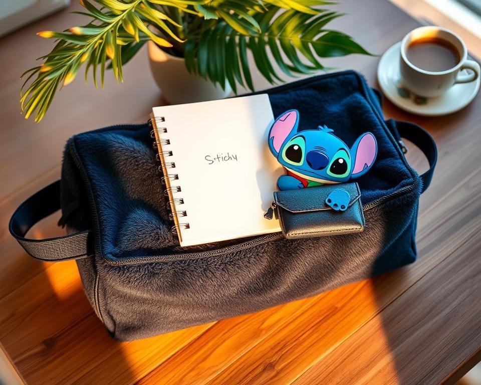 Hoe neem je de Stitch tekenset makkelijk mee op reis?