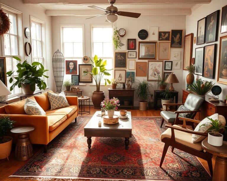 Hoe zorg je voor eenheid in een eclectisch interieur?
