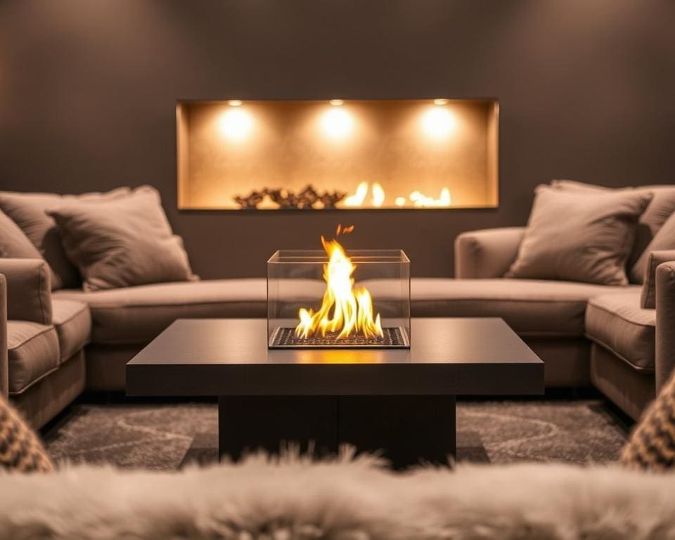 Kan een vuurtafel ook binnen gebruikt worden?