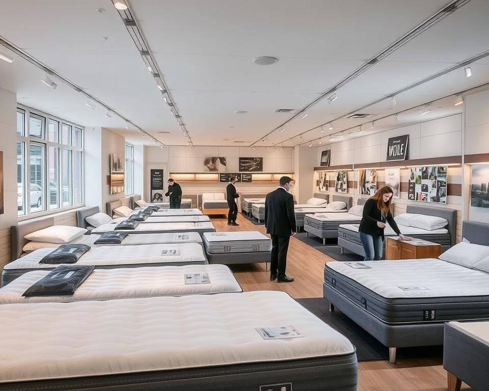 Wat is het voordeel van bedden testen in de showroom?
